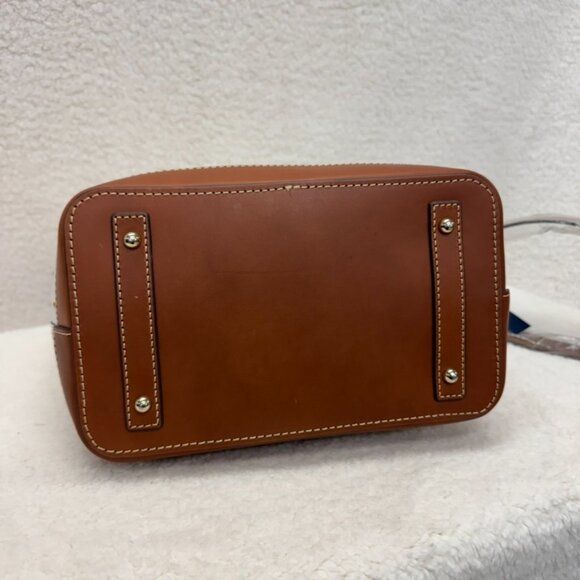 DOONEY & BOURKE Hobo Handbag in Bone Italian Leather Ostrich NEW - Picture 11 of 12